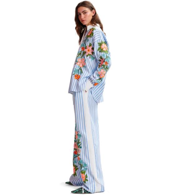 25SS 에센셜앤트워프 팔라초 팬츠 HEVON2 H3LB 34 Light Blue - ESSENTIEL ANTWERP