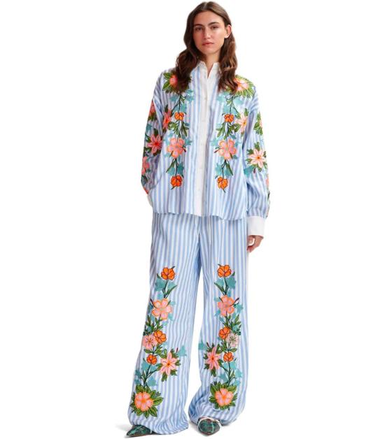 25SS 에센셜앤트워프 팔라초 팬츠 HEVON2 H3LB 34 Light Blue - ESSENTIEL ANTWERP