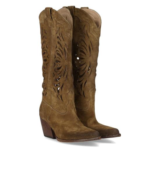 25SS 엘레나 이아치 부츠 C4036 BIVES 36 Brown - ELENA IACHI