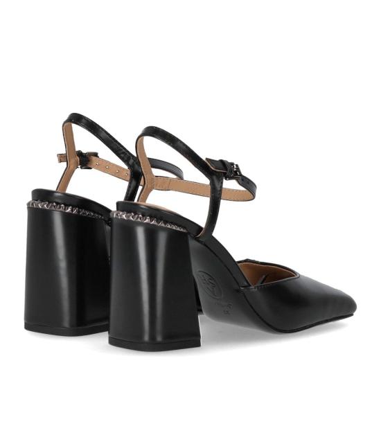 25SS 아쉬 ALLURE 얼루어 앵클 스드랩 펌프스 S25 ALLURE01 36 Black - ASH