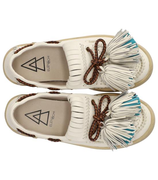 25SS 엘레나 이아치 로퍼 C09 SMASH 36 White - ELENA IACHI