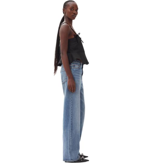 24FW 가니 민소매 티셔츠 F9702 099 34 Black - GANNI