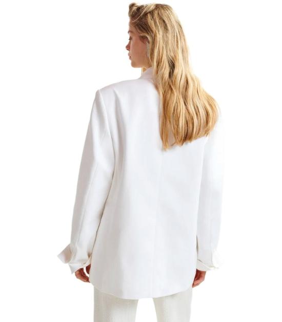 25SS 에센셜앤트워프 수트 자켓 HOLLOW OW01 XS White - ESSENTIEL ANTWERP