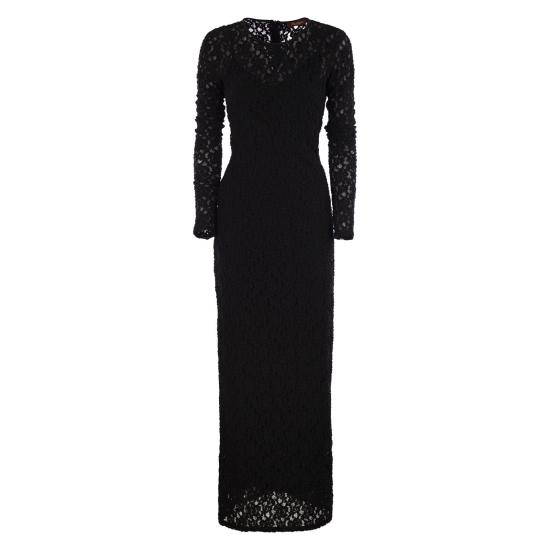 25FW 막스마라 스튜디오 롱 원피스 2526636013600 BLACK