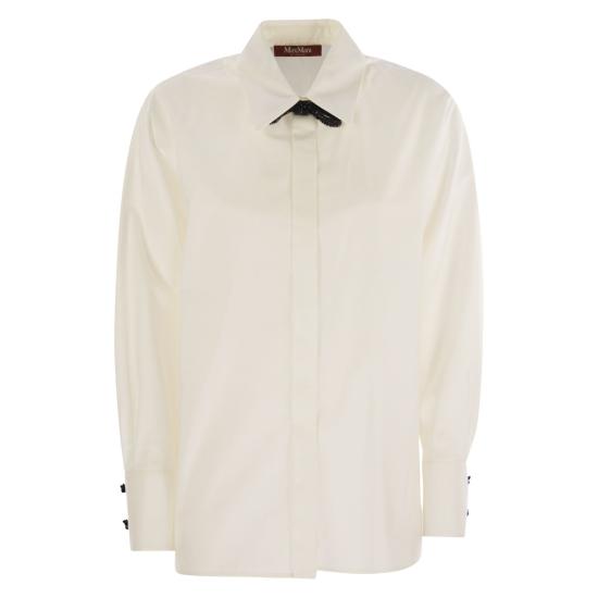 25FW 막스마라 스튜디오 블라우스/셔츠 2526116043600 WHITE