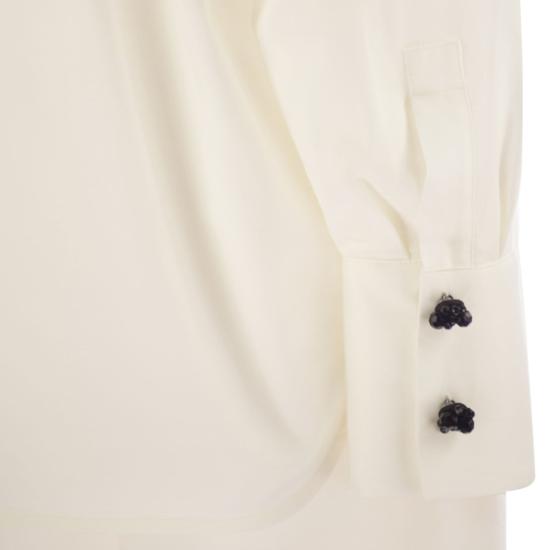 25FW 막스마라 스튜디오 블라우스/셔츠 2526116043600 WHITE - MAX MARA STUDIO