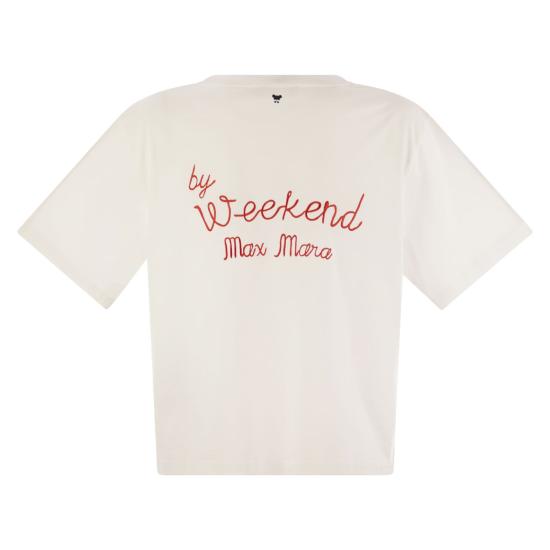 25FW 위켄드막스마라 반팔 티셔츠 2525976051600 WHITE - WEEKEND MAX MARA