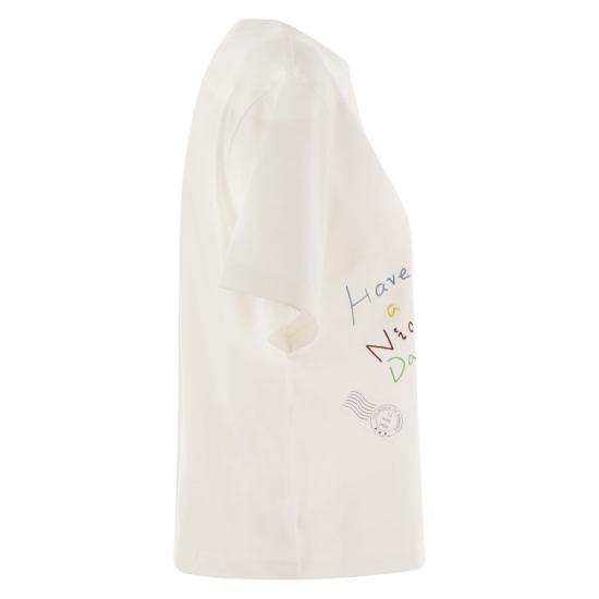 25FW 위켄드막스마라 반팔 티셔츠 2525976051600 WHITE - WEEKEND MAX MARA