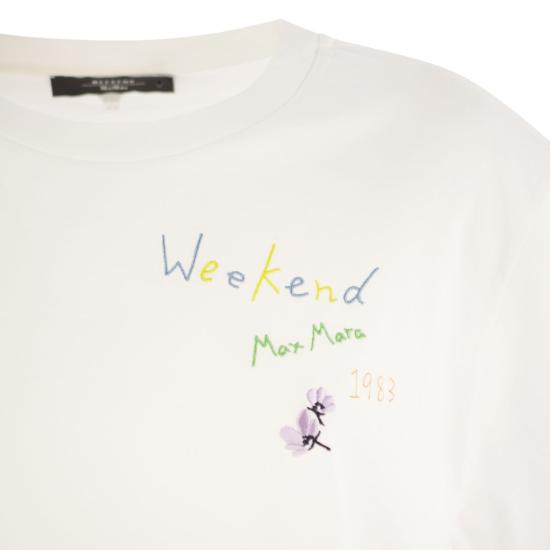 25FW 위켄드막스마라 반팔 티셔츠 2525976051600 WHITE - WEEKEND MAX MARA