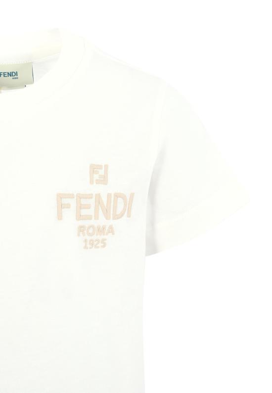 26SS [키즈] 펜디 티셔츠 JUI190 7AJ F0TU9 WHITE - FENDI