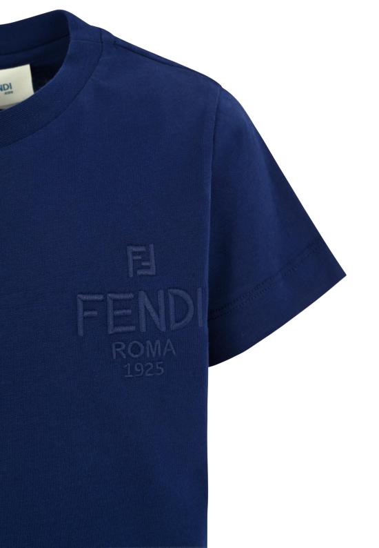 26SS [키즈] 펜디 티셔츠 JUI190 7AJ F1I11 BLUE - FENDI