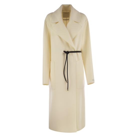 25FW 스포트막스 ABATE 아바테 버진울 코트  2522016031600 MILK