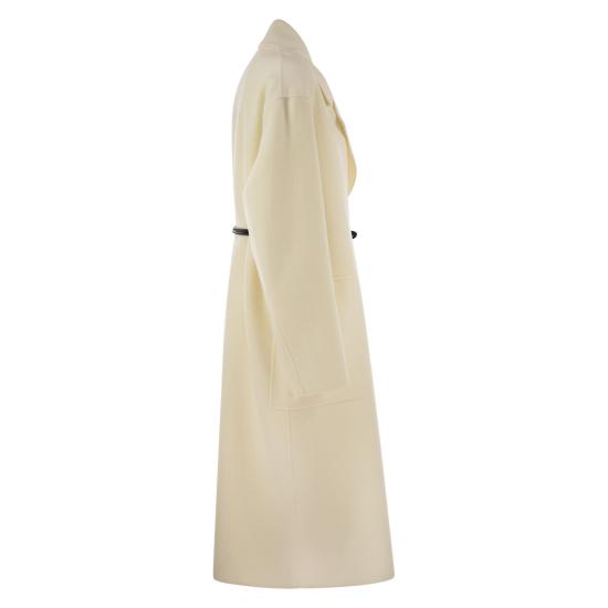 25FW 스포트막스 ABATE 아바테 버진울 코트  2522016031600 MILK - SPORTMAX