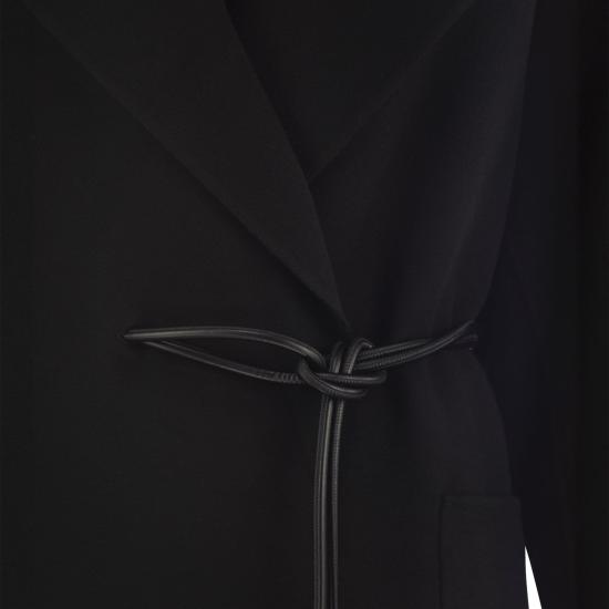 25FW 스포트막스 ABATE 아바테 버진울 코트  2522016031600 BLACK - SPORTMAX