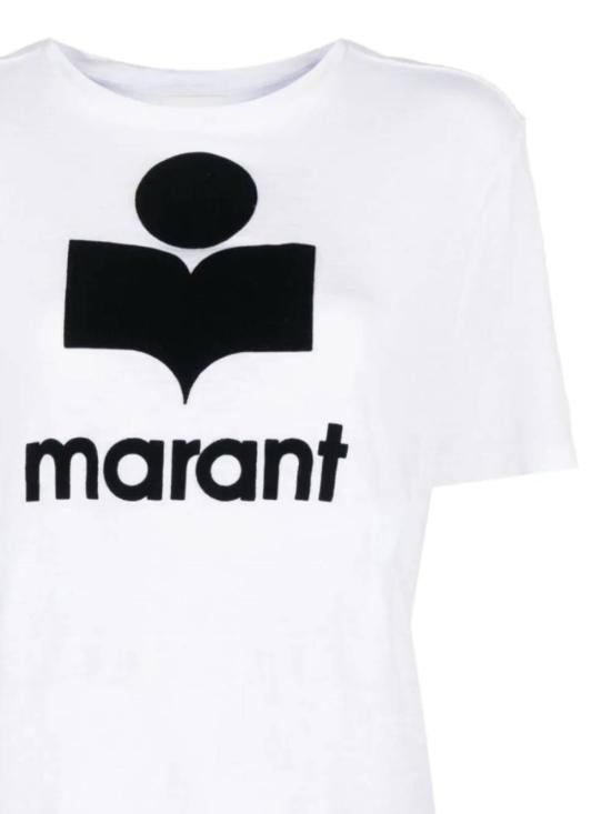 25FW 이자벨마랑에뚜왈 반팔 티셔츠 TS0001FB A1N09E20WH White - ISABEL MARANT ETOILE