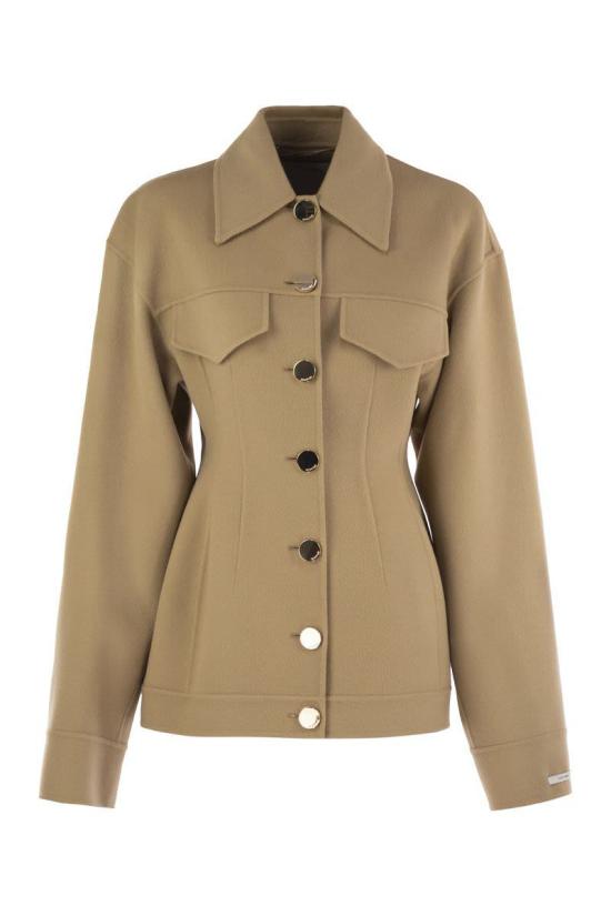 25FW 스포트막스 코트 2522086011600 001 Brown