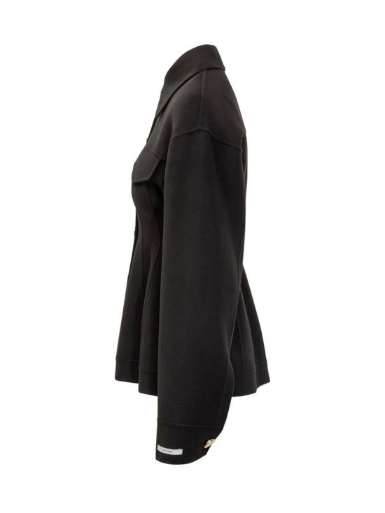 25FW 스포트막스 코트 2522086011600 013 Black - SPORTMAX