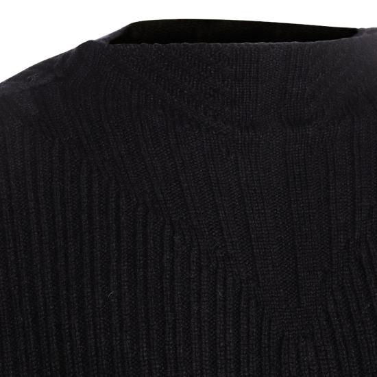 25FW 릭 오웬스 스웨터 RU02E1649KWV09 Black - RICK OWENS