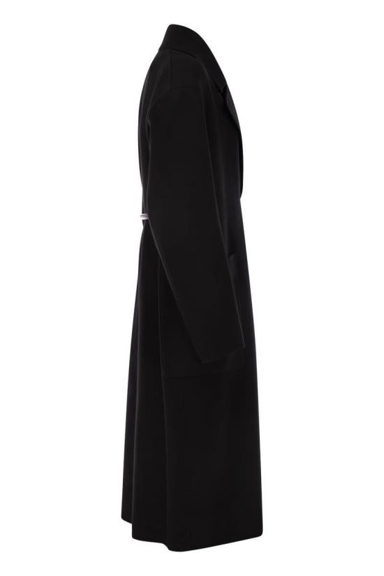 25FW 스포트막스 ABATE 아바테 버진울 코트   2522016031600 013 Black - SPORTMAX