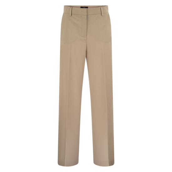 25FW 위켄드막스마라 스트레이트 팬츠 2525136031600 BEIGE