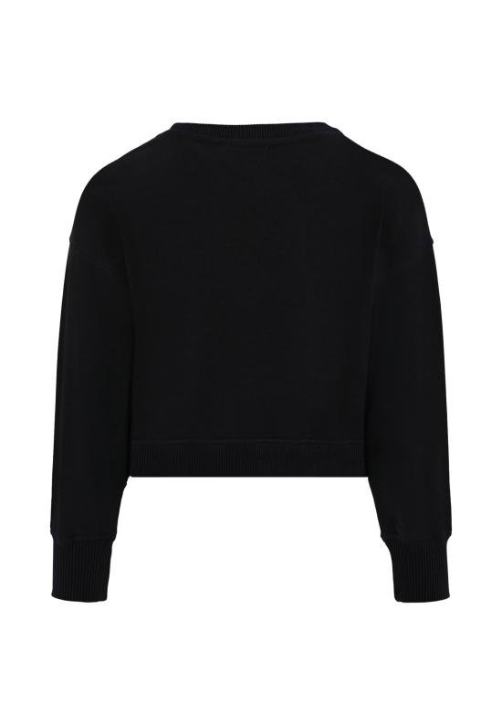 25FW [키즈] 모스키노 니트/스웻셔츠 HDF06G LDA16 60100 BLACK - MOSCHINO