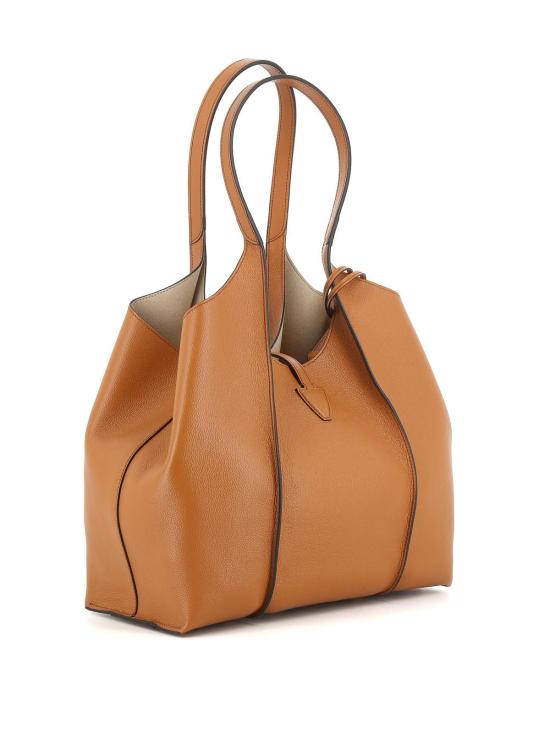 26SS 토즈 T 타임리스 스몰 쇼핑백 XBWTSBA0200Q8ES410 Light Brown - TODS