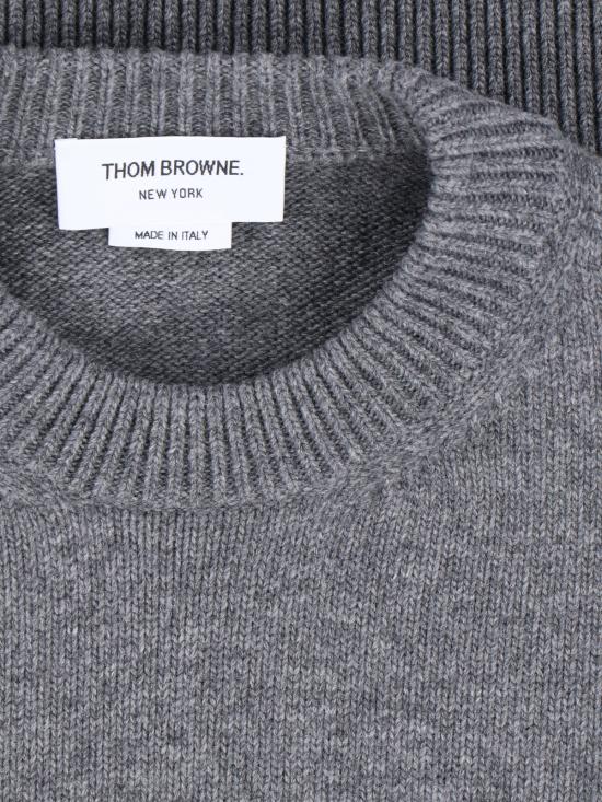 25FW 톰브라운 스웨터 FKA499A Y1029 035 Grey - THOM BROWNE