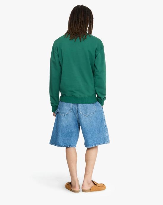 25FW JW앤더슨 긴팔 티셔츠 JW0215PG1632 591 Green - JW ANDERSON