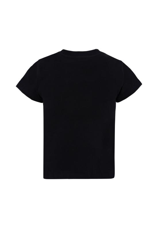 25FW [키즈] 모스키노 티셔츠 HCM06K LBA11 60100 BLACK - MOSCHINO