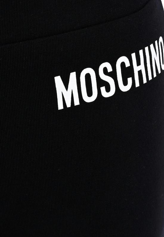 25FW [키즈] 모스키노 레깅스 HDP06S LBA11 60100 BLACK - MOSCHINO