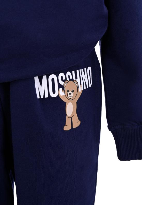 25FW [키즈] 모스키노 오버롤 HUK04A LCA40 40016 BLUE - MOSCHINO