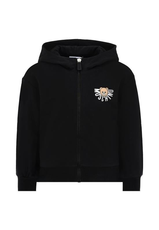 25FW [키즈] 모스키노 트레이닝 상의 HUF09E LCA40 60100 BLACK