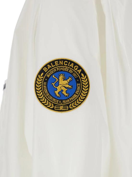 25FW 발렌시아가 긴팔 셔츠 830979TRM28 9000 WHITE - BALENCIAGA