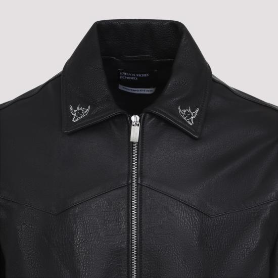 25SS 앙팡리쉬데프리메 가죽 자켓 030507 BLACK - ENFANTS RICHES DEPRIMES