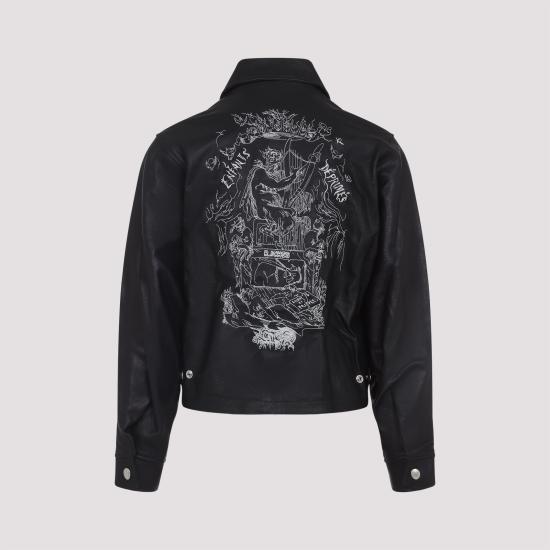 25SS 앙팡리쉬데프리메 가죽 자켓 030507 BLACK - ENFANTS RICHES DEPRIMES