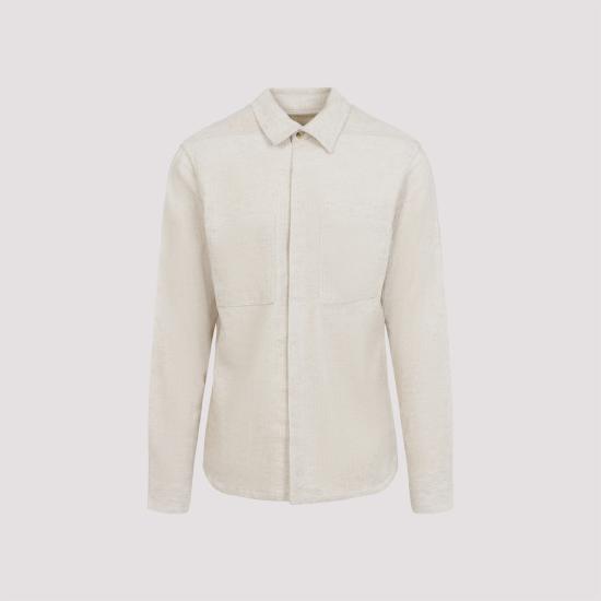 25FW 릭 오웬스 긴팔 셔츠 RU02E1292MLC 21 NUDE NEUTRALS - RICK OWENS