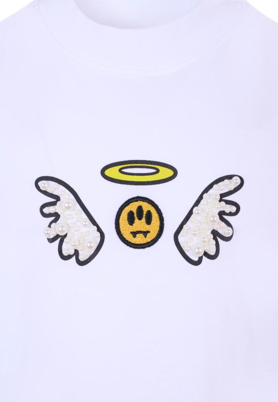 25FW [키즈] 바로우 티셔츠 F5BKJGTH185 002 WHITE - BARROW