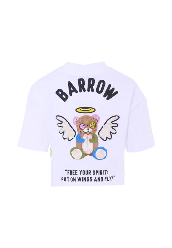 25FW [키즈] 바로우 티셔츠 F5BKJGTH185 002 WHITE - BARROW