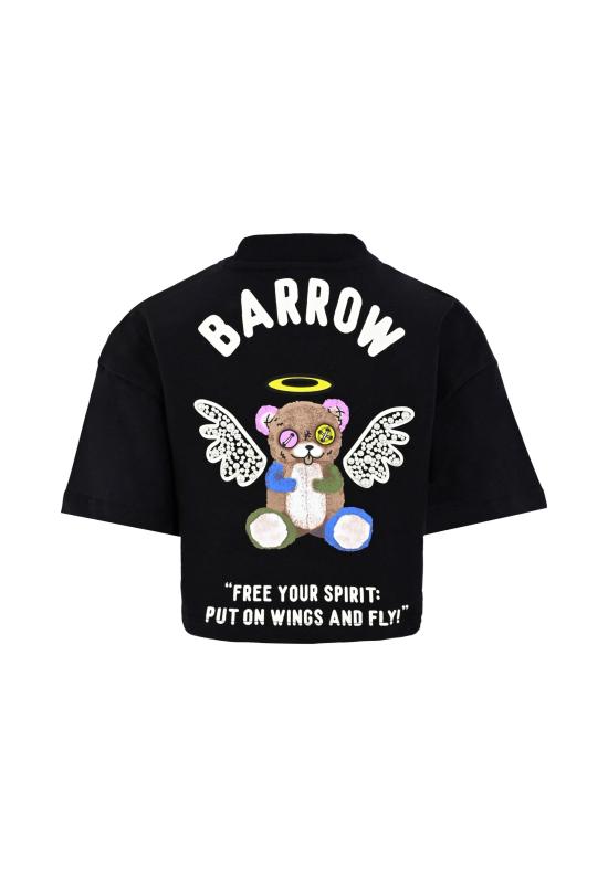 25FW [키즈] 바로우 티셔츠 F5BKJGTH185 110 BLACK - BARROW