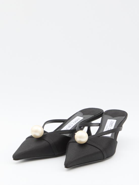 25FW 지미추 힐/펌프스 SANAMULE50AOD BLACKWHITE - JIMMY CHOO