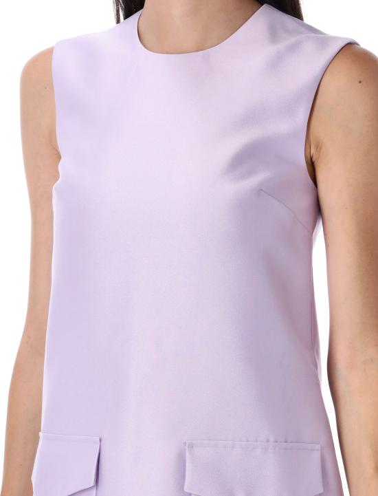 25FW 셀프 포트레이트 숏 원피스 PF25016SAL LILLAC - SELF PORTRAIT