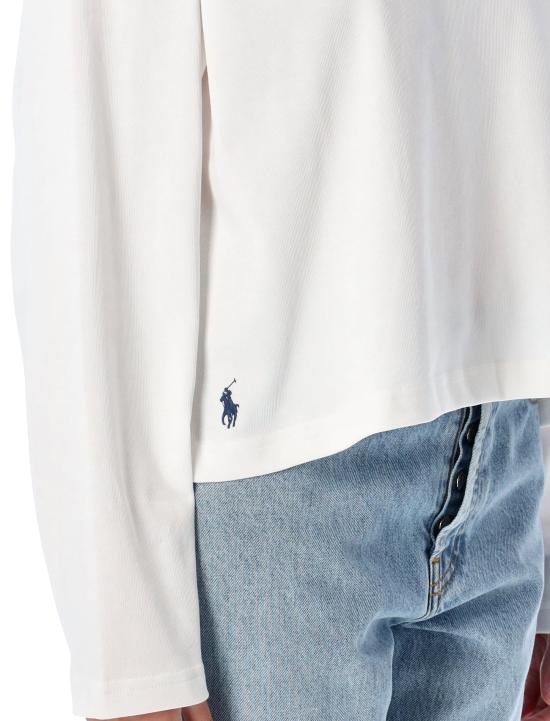 25FW 폴로 랄프로렌 긴팔 티셔츠 211967107 001 WHITE - POLO RALPH LAUREN