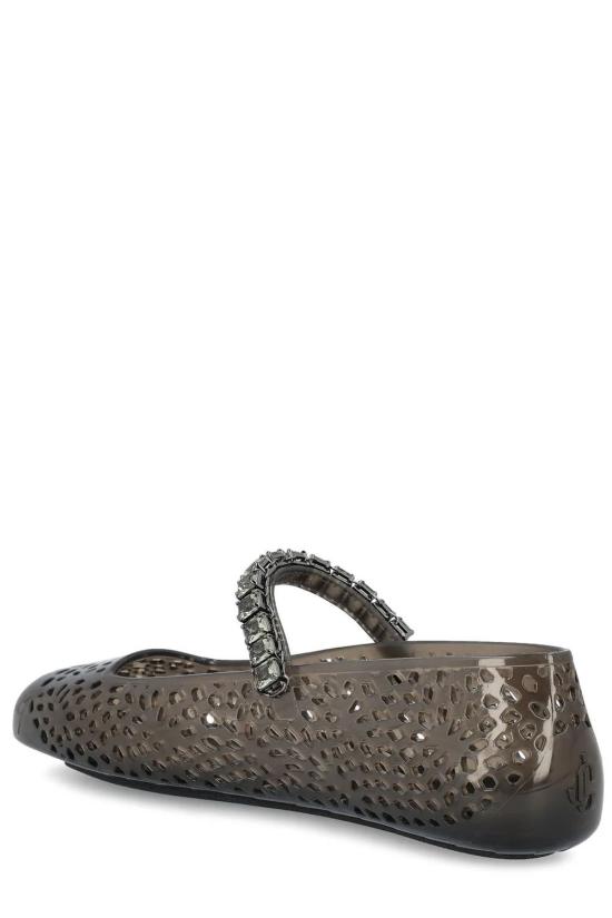 25FW 지미추 플랫 슈즈 THEJELLYNKRBLACKSMOKE - JIMMY CHOO