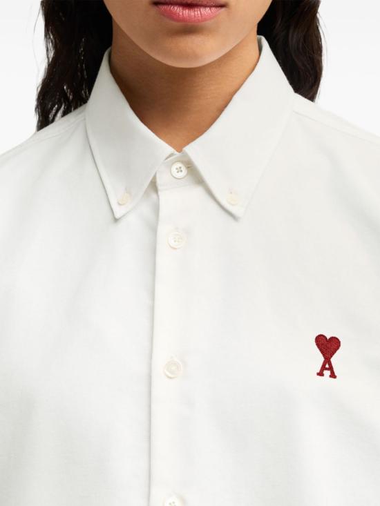 25FW 아미 ADC버튼 다운 셔츠 BFUSH063 CO0031168 WHITE - AMI