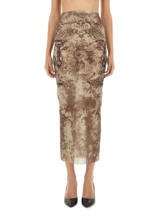 25FW 장 폴 고티에 롱 스커트 SK005 M006P6965 MULTICOLOUR - JEAN PAUL GAULTIER