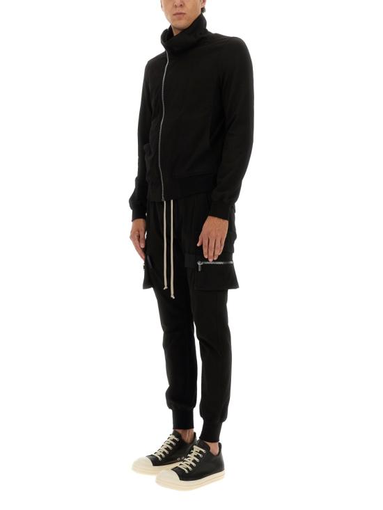 25FW 릭 오웬스 트레이닝/조거 팬츠 RU02E1396 BA09 BLACK - RICK OWENS