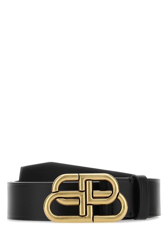  발렌시아가 가죽 벨트 5703701CH04 1000 BLACK