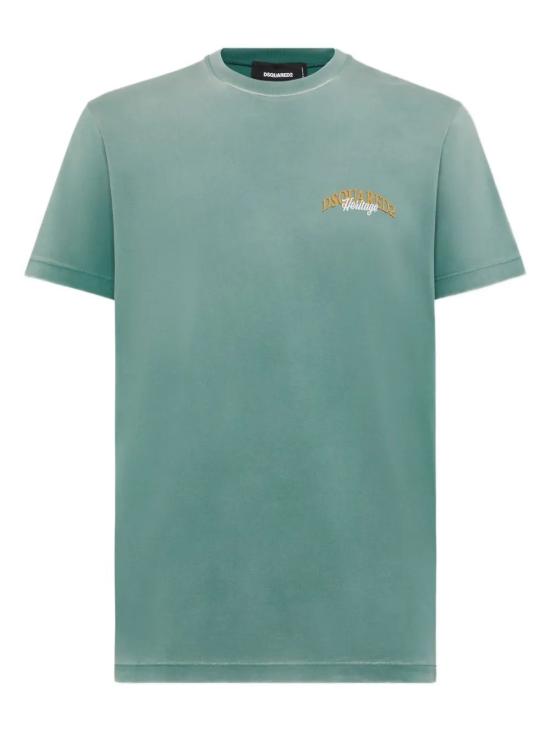 25FW 디스퀘어드2 반팔 티셔츠 S74GD1442D20035 608 FOREST GREEN