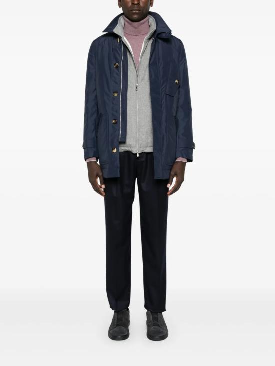 26FW 브루넬로 쿠치넬리 스트레이트 팬츠 ME226E1710 C334 BLUE - BRUNELLO CUCINELLI