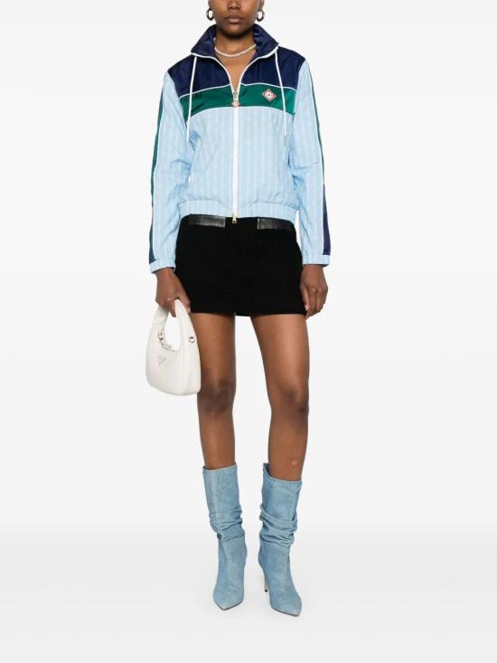 25SS 카사블랑카 자켓 WS25JK366 01 PIN STRIPE - CASABLANCA